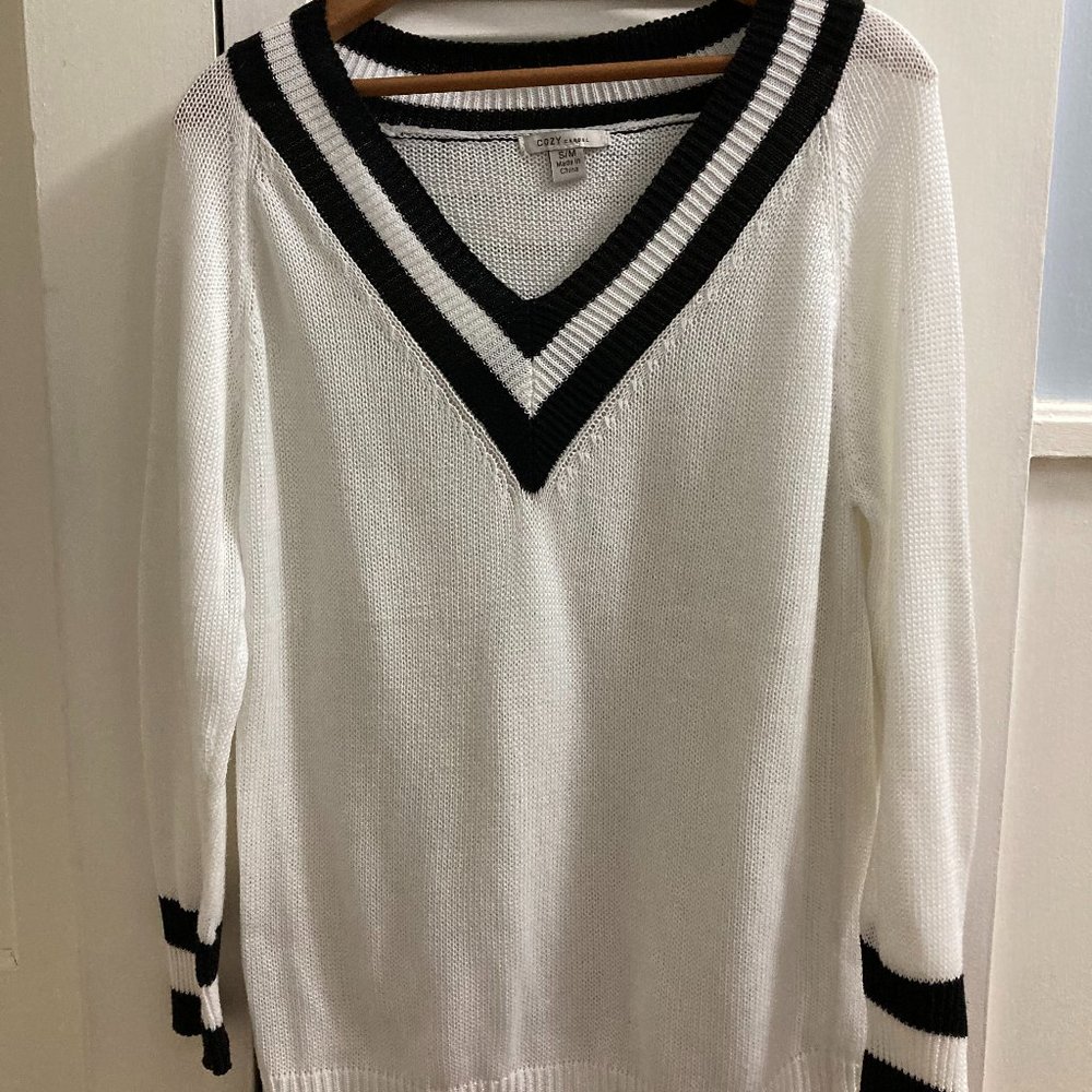 "tennis" sweater